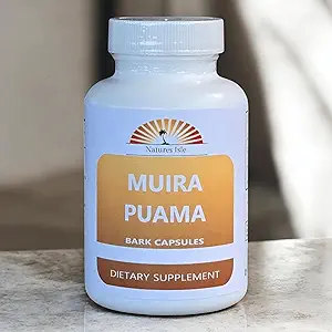 Genérico Muira Puama Bark Powder Capsules 500mg - 120