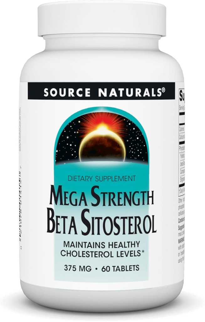 Fuente Naturales Mega Fuerza Beta Sitosterol 375mg - 60 Tablets