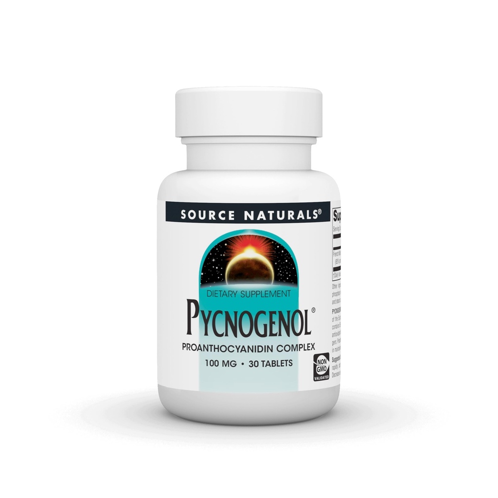 Source Naturals Pycnogenol Proanthocyanidin Complex, 100 mg - 30 Tablets