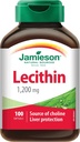 Jamieson Lecithin 1,200 mg, 100 Softgels - Fuente de Protección del Hígado Choline