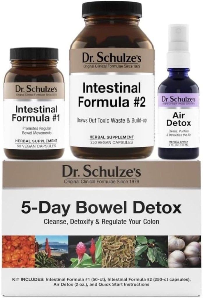 Dr. Schulze's Silencio 5-Day Bowel Detox ← Herbal Colon Cleanse Silencio may Improve Digestion ← Promociona los Movimientos Saludables