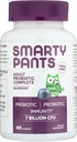SmartyPants Hombres ' Mujeres Probióticos Inmunity Gummies: Prebióticos " Probióticos para Salud Digestiva " Suplemento de Apoyo Inmunitario, Gluten Free, Vegan, Blueberry Flavor, 60 Cuenta (30 Day Supply)