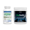 Jigsaw Health Magnesium Bundle | MagSRT, 240 Tablets, and MagSoothe (Raspberry Lemonade), 60 Servings (Jar)