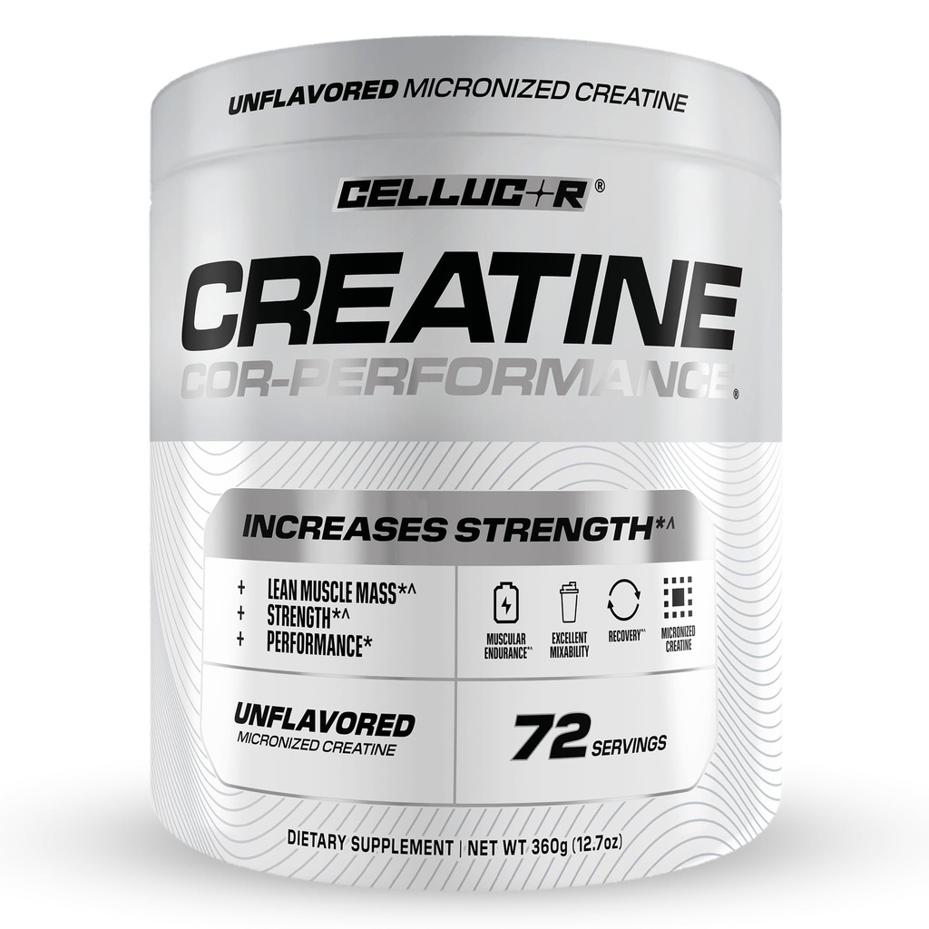 Cellucor Cor-Performance Creatine Monohydrate for Strength and Muscle Growth, 72 Servings