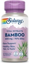 SOLARAY Bamboo Stem Extract 600mg ¦ Healthy Hair, Skin, Nails, Bones & Connective Tissue Support ← Non-GMO, Vegan &amp; Lab Verified 60 VegCaps