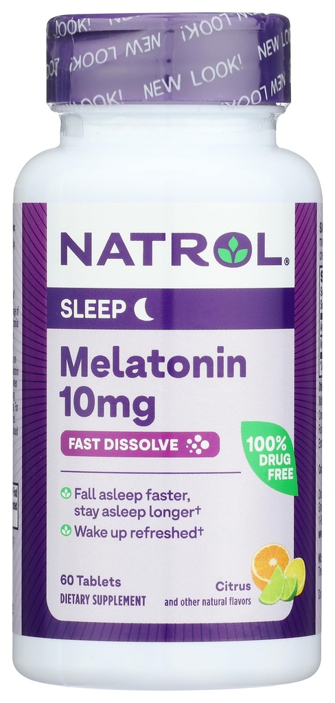 NATROL Melatonin 10mg, 60 CT