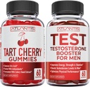 Atlantis Nutrition Tart Cherry 60 Gummies + Testosterone Booster 60 Gummies