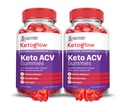 (2 Pack) Keto Glow Keto ACV Gummies Advanced Formula 1000MG Ketoglow Keto Gummies Apple Cider Vinegar Formulated with Pomegranate Beet Juice Powder B12 Vegan Non GMO 120 Gummys