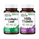 Wild & Organic Artichoke Leaf 60 Capsules & Milk Thistle 60 Capsules