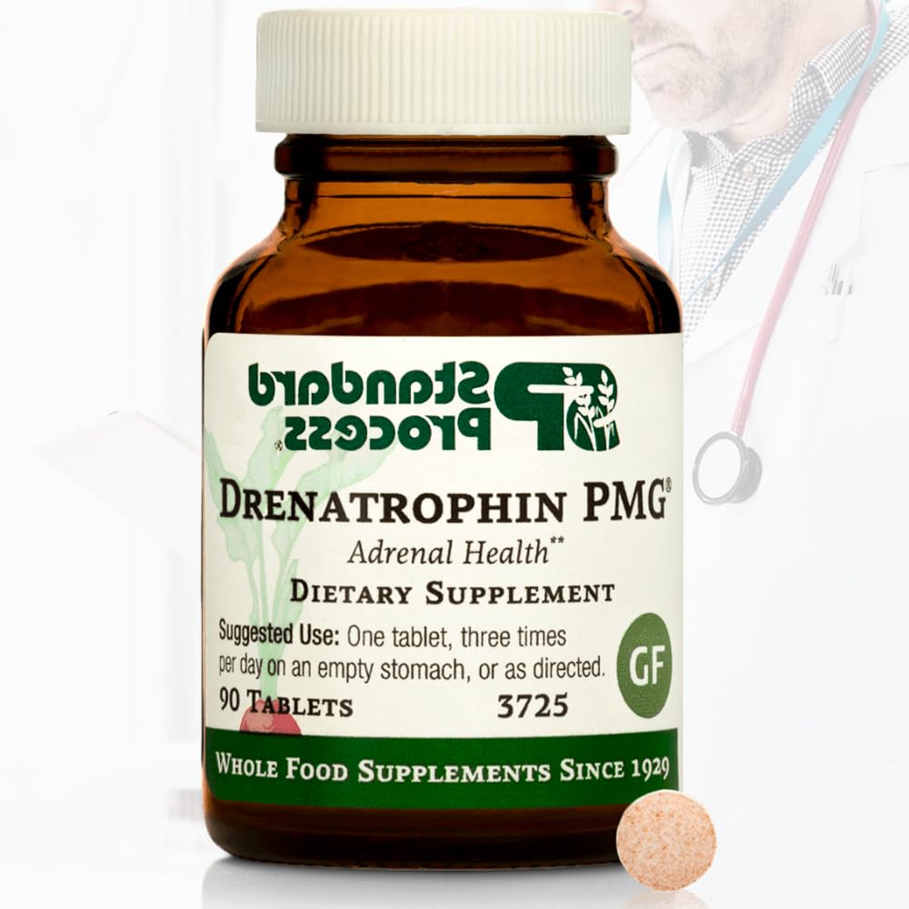 Drenatrophin PMG 90 Tablets - for Adrenal Gland Health - Original Unopened, White