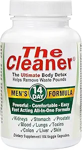 Sistemas Centuryn El Detox Limpiador, Fórmula Completa de Limpieza Interna, Asistencia Salud Digestiva, Capsules Vegetarianos (Men 14 Días)