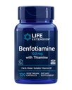 Life Extension Benfotiamine with Thiamine, Healthy Blood Sugar Metabolism Support, 100 mg benfotiamine, Cardiovascular Health, Brain Health, Non-GMO, Gluten-Free, 120 Vegetarian Capsules