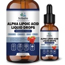 Alpha Lipoic Acid 1000mg Liquid Drops, Max Strength 11-in-1 ALA Supplement w. Acetyl L-Carnitine Benfotiamine & B1 B12 C E, Alpha-Lipoic Acid Nutritional for Neuropathy Nerve Energy Antioxidant