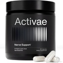 Nerve Support for Neuropathy & Sciatic Nerve Function with Stabilized R-Alpha-Lipoic Acid (R-ALA) – Benfotiamine 150 mg, Methyl B12, B6 – Supports Hands, Feet & Toes – 60 Capsules