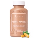 Lune Nerve Matrix™ Nerve Support Supplement – Daily Formula for Tingling, Burning & Numbness in Feet & Hands – with R-ALA, Curcumin, B Complex, Benfotiamine & Citicoline – 60 Capsules
