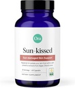 Ora Organic Skin Health Supplement - Sun Damage Support - Promotes Skin's Natural Defense | Vegan Antioxidants Including Astaxanthin and Carotenoids - 1 Month Supply, 60 Capsules