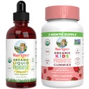 MaryRuth's Probiotic (Unflavored) & Probiotic Gummies for Kids (Strawberry) | USDA Organic, Clean Label Project Verified® | Vegan, Non-GMO, Sugar-Free | Immune Support, Antioxidant & Digestive Health
