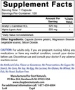 Mejores Naturales Acetyl L-Carnitina y Ácido Alfa Lipoico 750 mg & Zinc Gluconate 50mg
