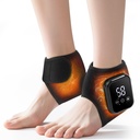 2PCS Cordless Ankle Heating Pads, Ankle Massager with Heat FSA Eligible Items List, Rechargeable Heated Foot Brace Wrap, 3 Vibration and Heating Modes, Auto Shut Off