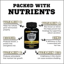 THICKGROW BIGBEARD Gummies - Obtenga una fórmula de crecimiento de barba más fuerte, más larga, para hombres con biotina, B12 y 10+ Elite Beard-Building Vitamins Nutrients 60 Cherry Flavored Gummies!