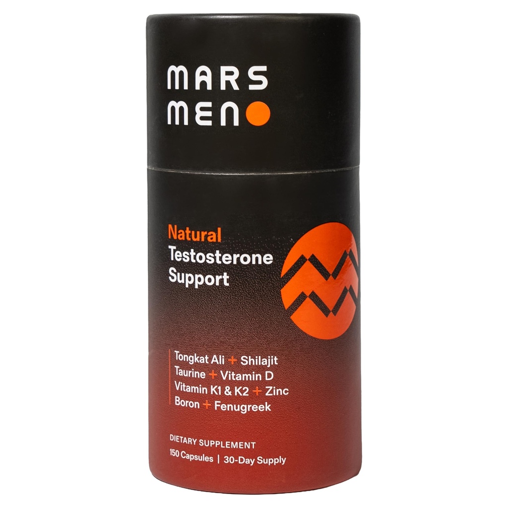 Testosterone Booster for Men - Natural Supplement Premium Tongkat Ali, Fenugreek, Shilajit & Boron - Male Support - Libido, Energy & Muscle Growth Support - 30 Servings