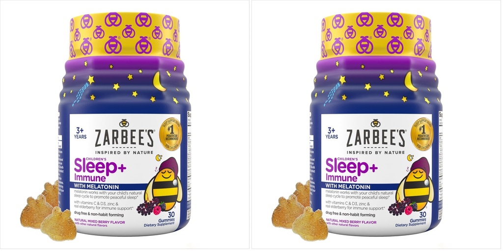 Zarbee's Sleep & Immune Gummy 30ct (Pack of 2)