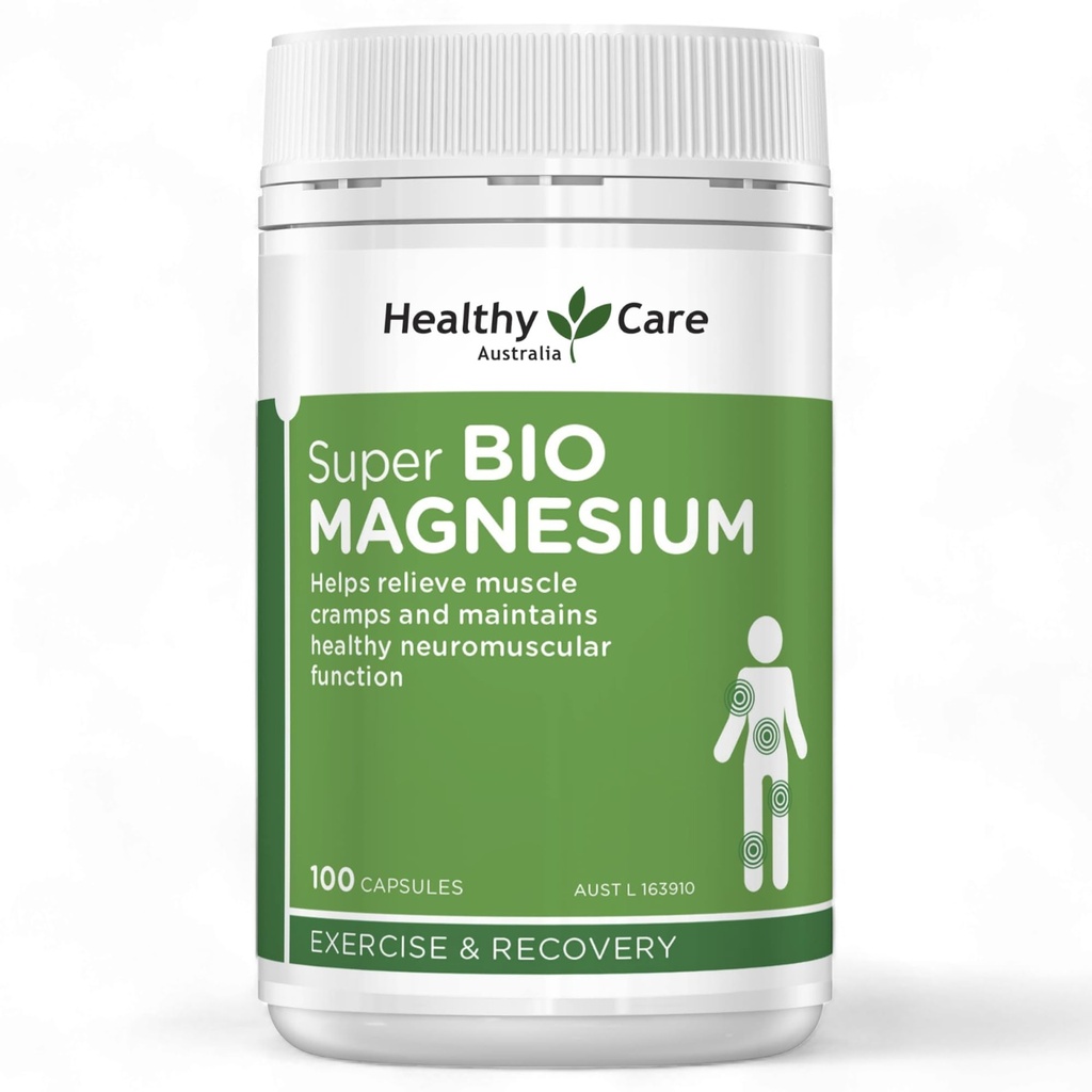 Healthy Care Super Bio Magnesium 100 Capsules