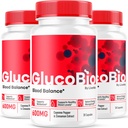 (3 Pack) GlucoBio Capsules - Píldoras oficiales de Gluco Bio Support, Fórmula avanzada para el equilibrio general, GlucoBio Pills, GlucoBio Suplemento, Glucovio Reseñas, 90 cápsulas para 3 meses