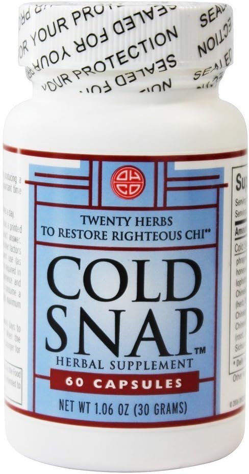 Cold Snap - Suplemento Herbal Chino para Soporte Inmunitario de Alto Nivel 60 cápsulas
