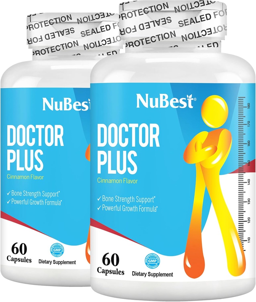 Doctor Plus con calcio, vitamina D3, vitamina K2 (MK7), cápsulas de magnesio para la fuerza ósea, huesos saludables, inmunidad, calcium Max Absorción para la edad 10+ TEN 120 cápsulas Ø 2 meses de suministro