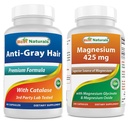 Anti Gray Hair Formula & Magnesium Glycinate 425 mg