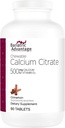 Bariatric Advantage Calcium Citrate Chewable 500mg con vitamina D3 para pacientes de cirugía bariátrica incluyendo bypass gástrico y gastrectomía delgado, bajo azúcar - sabor de canela, 90 Conde