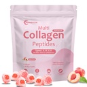 180 Count Marine Collagen Gummies for Women Men Sugar Free, Hydrolyzed Collagen Peptides Type I,II,III,V,X w/ 5000 Mcg Biotin,Hyaluronic Acid, Vitamin C A D E B6 B12 for Skin Hair Nails Bone Health