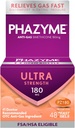 Alivio de gas de Phazyme, Gas de Ultra Fuerza y Alivio de Bloating para Adultos, 180 mg de Simethicone Fast Gels, 48 Cuenta