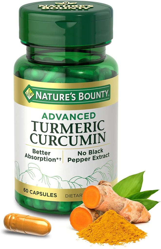 Bounty Advanced Turmeric Curcumin, 60 Conde