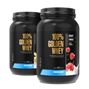 Maxler 100% Golden Whey Bananas & Cream and Strawberry Cream Bundle