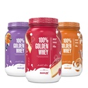 Maxler 100% Golden Whey Raspberry Cheesecake, Blueberry Muffin, Cinnamon Bun Bundle