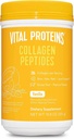 Proteínas Vital Hidrolyzed Collagen Hair Nail Joint Peptides Powder Suplemento con vainilla de Madagascar, coco, ácido hialurónico y probióticos, Dairy Free, 10.8 Oz