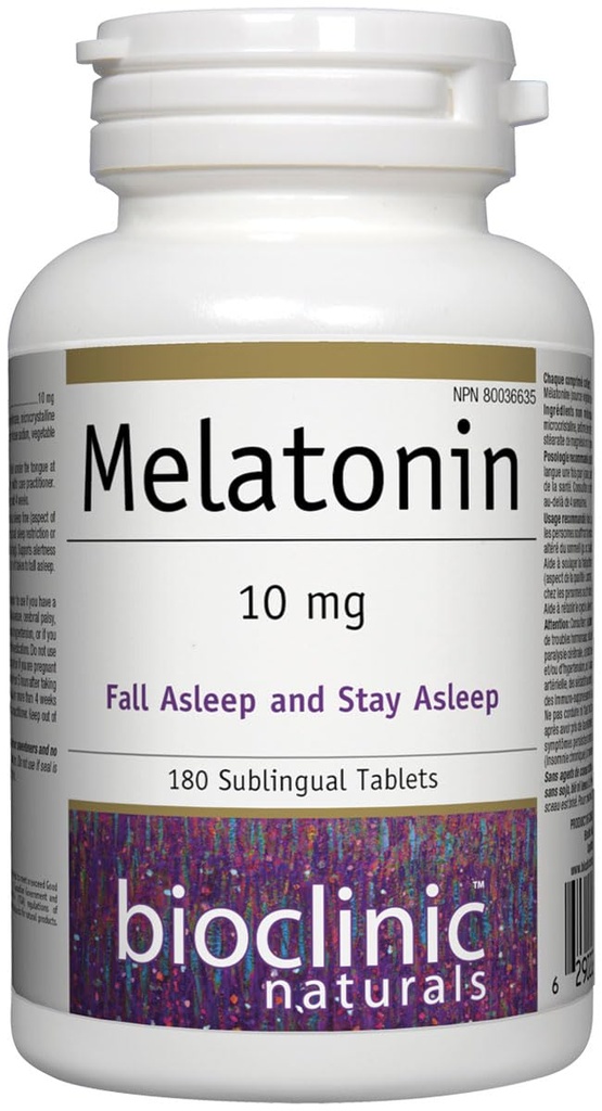 Bioclinic Naturals - Melatonin 10 mg 180 Tablets