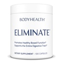 BodyHealth Intestinal Cleanse - Eliminate, Colon Cleanser Detox, Gentle Laxative Pills and Bowel Flush Constipation Relief for Adults, Body Cleanse for Colon Health and Clean Gut (100 Capsules)