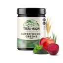TERRA ORIGIN Healthy Superfood Greens Powder Drink with Probiotics & Ashwagandha | Adaptogen & Digestive Enzyme Fruit and Veggie Blend | for Gut Health, Energy, Immune Support* | 30 Servings | Mint