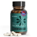 Probióticos BIOMA - Probiótico de Salud Digestiva - Apoyo Gut para Mujeres Hombres con Xylooligosaccharides, Tributyrin & Bifidobacterium - Vegan &amp; Gluten Gratis - 60 cápsulas de liberación retardada (30-Day Supply)