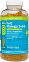 Omega 3-6-9 Suplemento dietético (325 ct.) Puede apoyar el corazón y la salud cardiovascular* puede promover la salud ocular