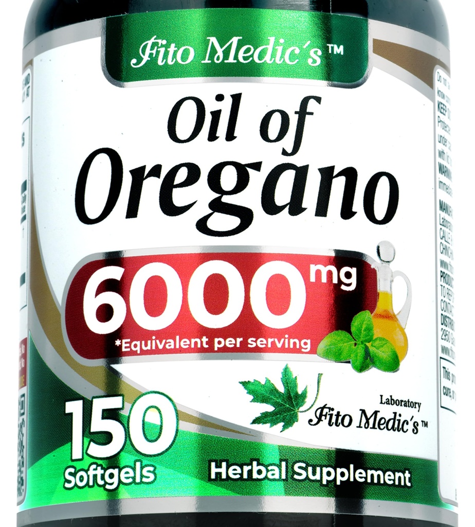 FITO MEDIC'S Lab | Oil of Oregano | 150 softgels | Oregano Oil | Herbal Supplement.