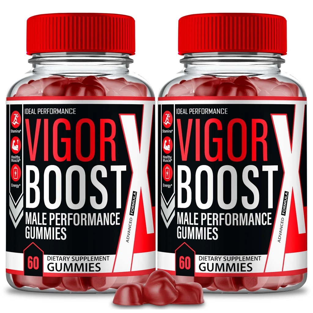 Vigor Boost Gummies, Vigor Boost for Men Supplement Pills - Maximum Strength Performance, All Natural Support Overall Health & Wellness, Premium VigorBoost Advanced Support Gummy Reviews (2 Pack)