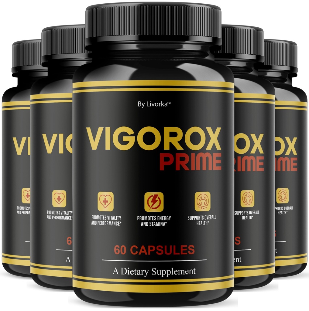 (5 Pack) Vigorox Prime Capsules - Official VigoroxPrime Pills Advanced Support Formula - Maximum Strength, All Natural Ingredients for Overall Health & Wellness Reviews, 300 Capsules for 5 Months