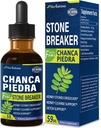 Chanca Piedra Stone Breaker Extracto gotas para el dissolver de piedras renales, Kidney Cleanse Detox &amp; Reparación Suplemento w / Horsetail Dandelion. Chanca Piedra para Los Riñones. 2oz