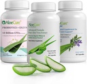 AloeCure Organic Aloe Vera Capsules Pack - 3 Piezas - VeraFlex, Aloe Vera Capsules, Probióticos + Enzymes