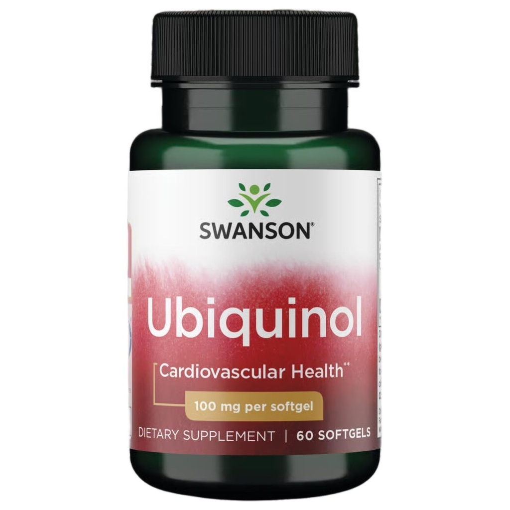 Swanson Ubiquinol 100 Milligrams 60 Sgels