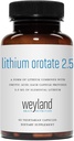 Litio Orotate 2.5mg (1 botella), 60 cápsulas vegetarianas